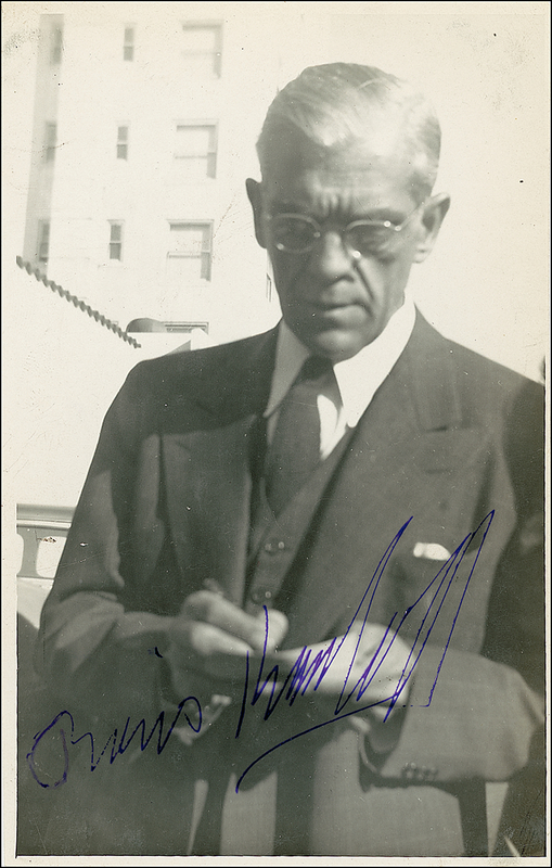 Lot 978 Boris Karloff