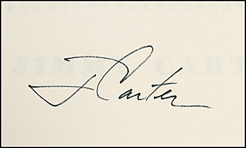 Lot 18 Jimmy Carter