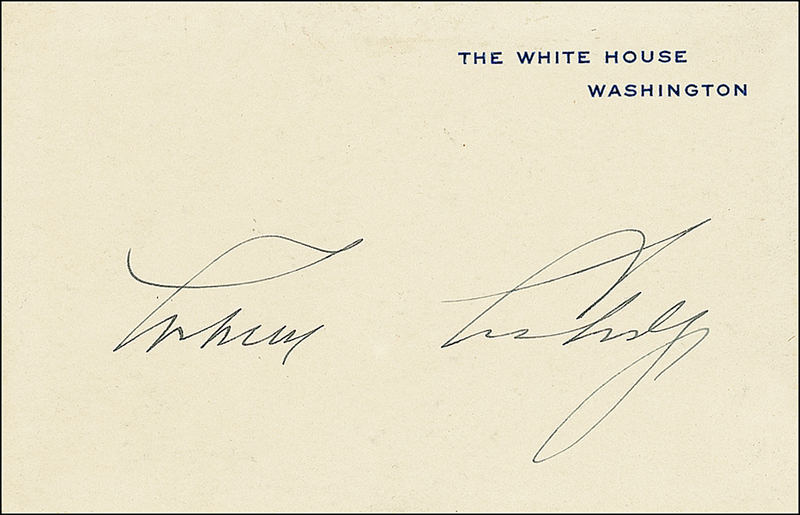 Lot 36 Calvin Coolidge