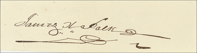 Lot 129 James K. Polk