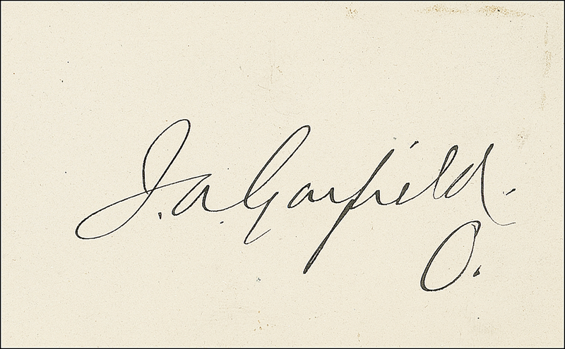 Lot 51 James A. Garfield