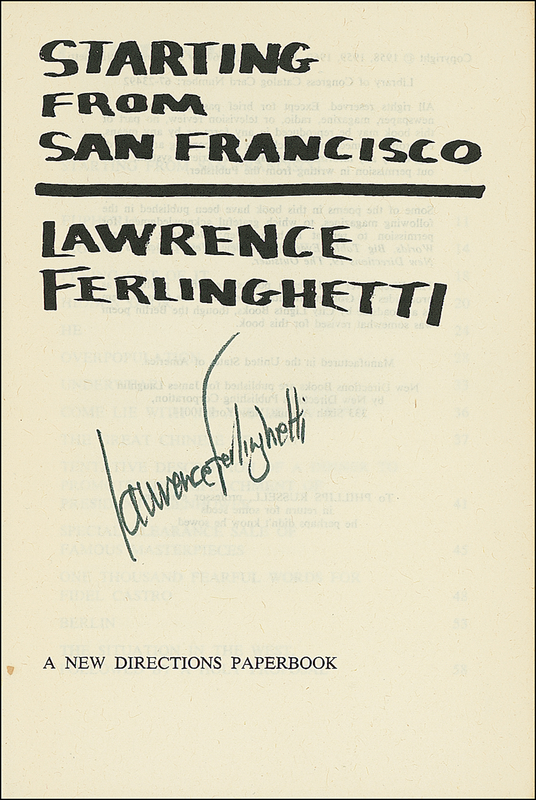 Lot 530 Lawrence Ferlinghetti