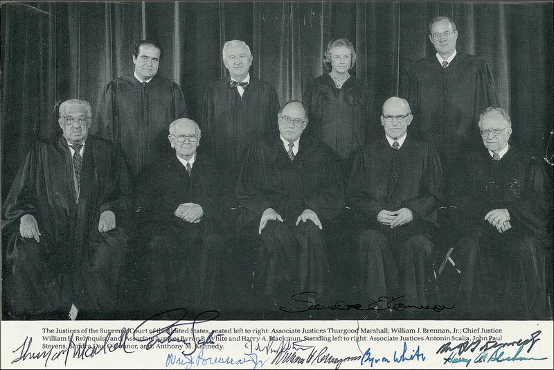 Lot 321 Supreme Court Justices