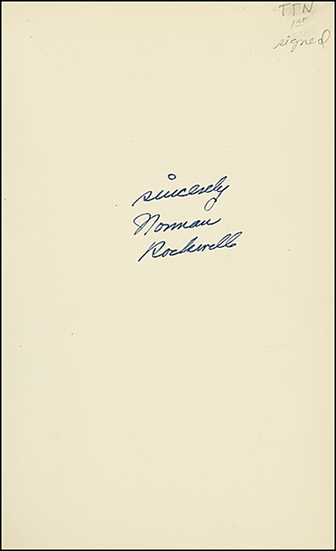 Lot 582 Norman Rockwell
