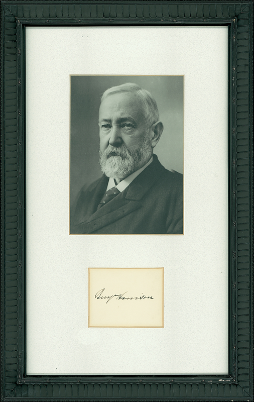 Lot 63 Benjamin Harrison