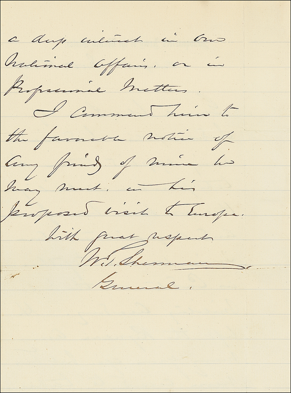 Lot 415 William T. Sherman