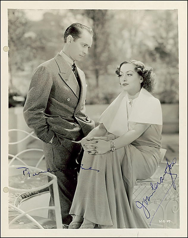 Lot 869 Joan Crawford and Franchot Tone