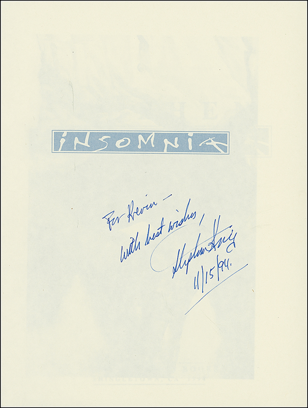 Lot 551 Stephen King