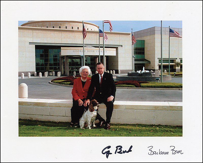 Lot 9 George and Barbara Bush