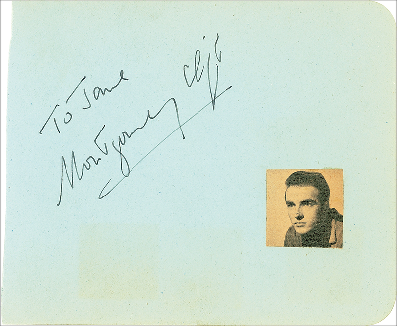 Lot 863 Montgomery Clift