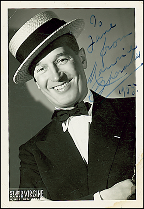 Lot 861 Maurice Chevalier