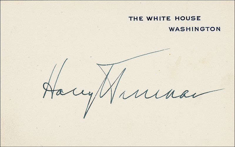 Lot 159 Harry S. Truman