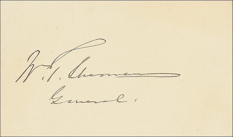 Lot 418 William T. Sherman