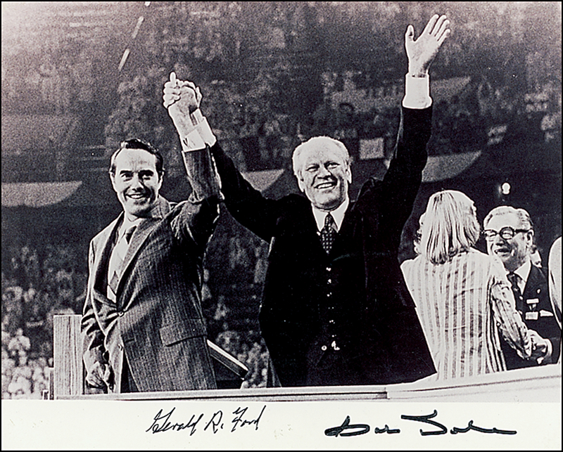 Lot 44 Gerald Ford and Bob Dole