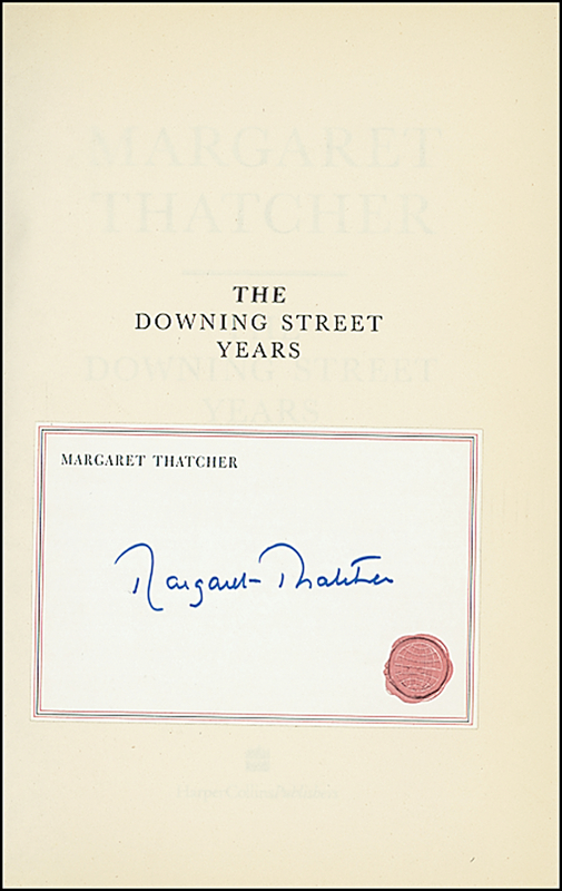 Lot 322 Margaret Thatcher