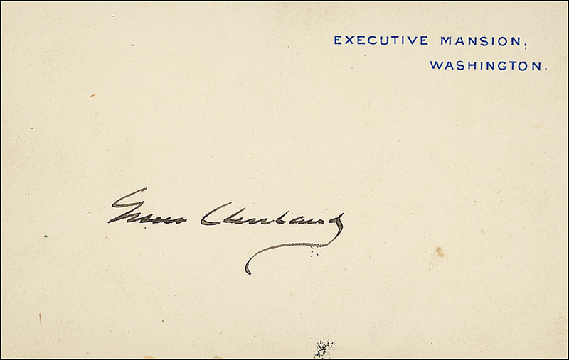 Lot 26 Grover Cleveland