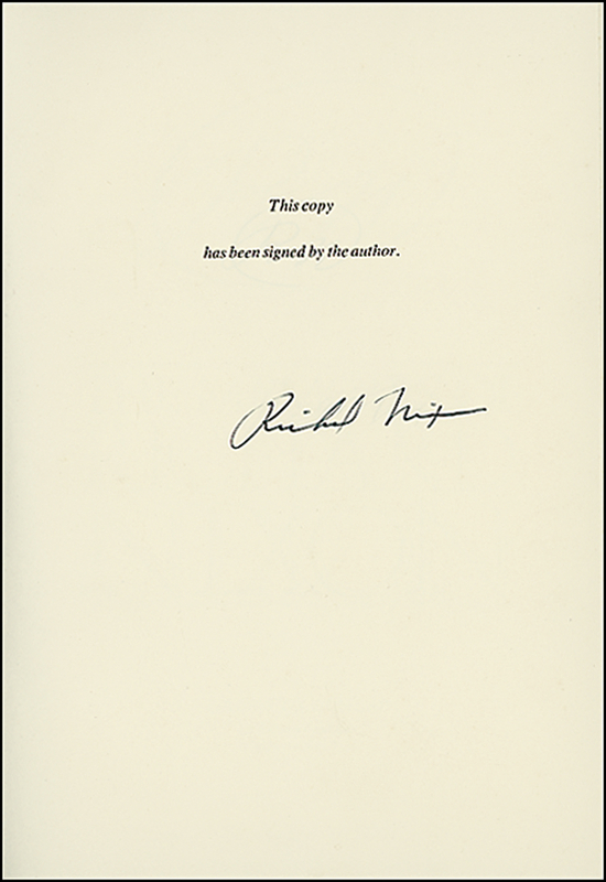 Lot 123 Richard Nixon