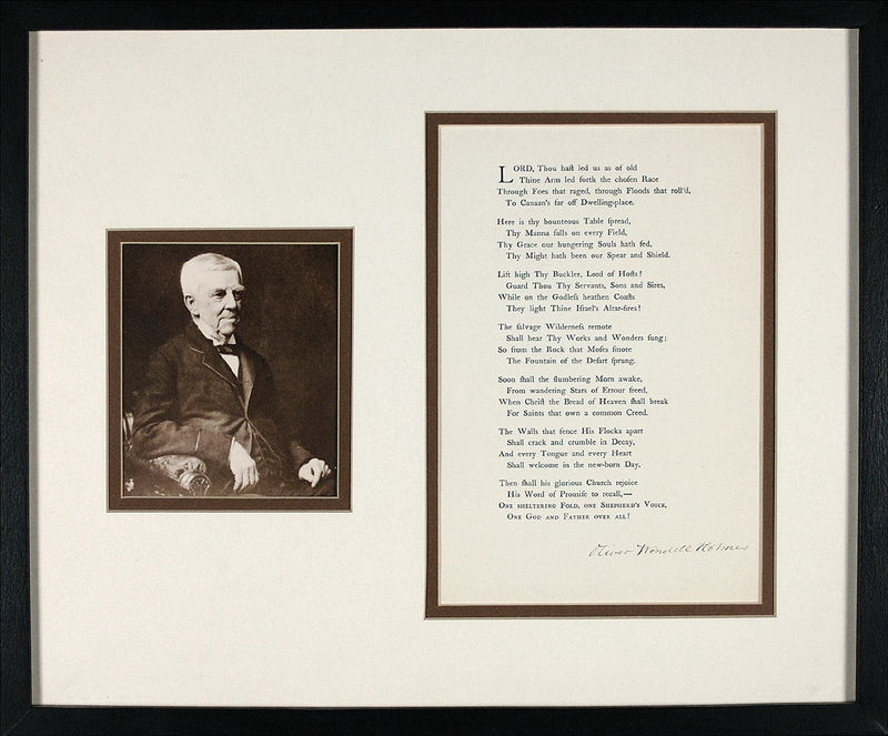 Lot 544 Oliver Wendell Holmes, Sr