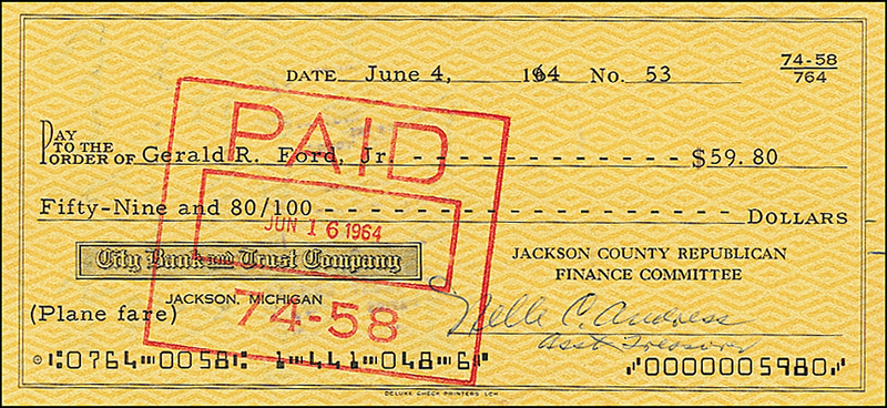 Lot 50 Gerald Ford