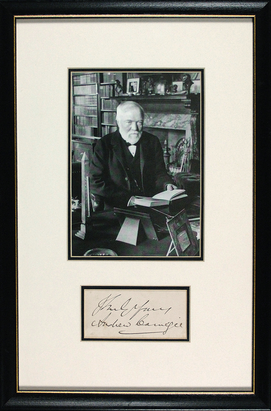 Lot 191 Andrew Carnegie