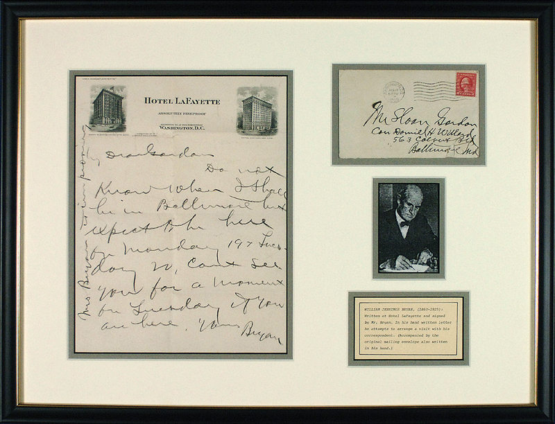 Lot 188 William Jennings Bryan