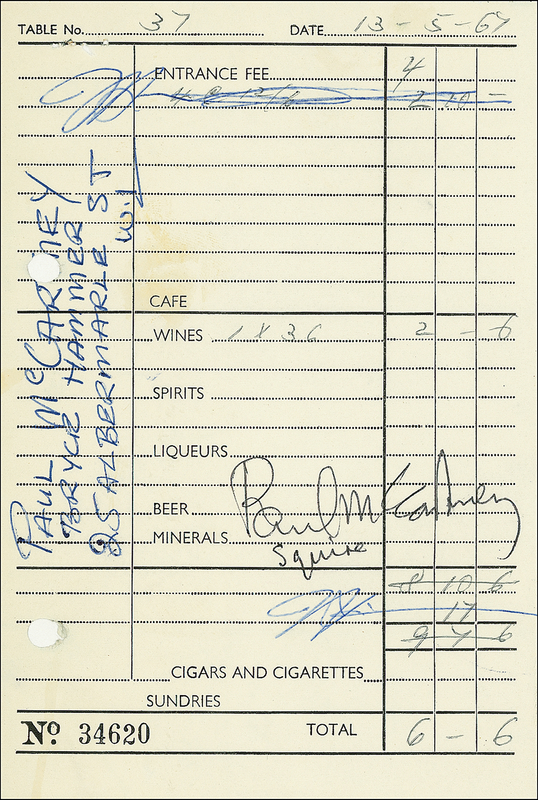 Lot 676 Beatles: McCartney, Paul