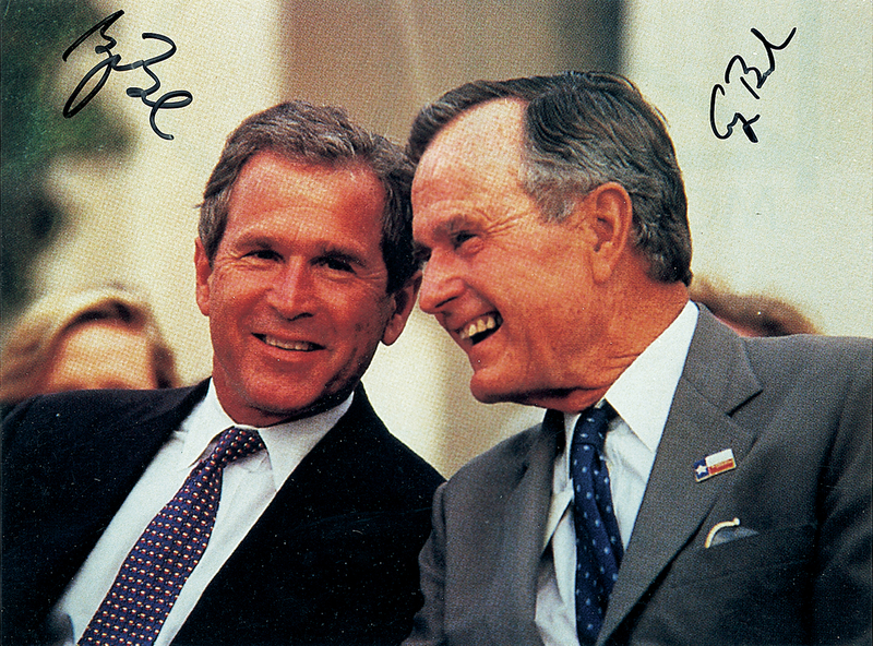 Lot 15 George W. and George Bush