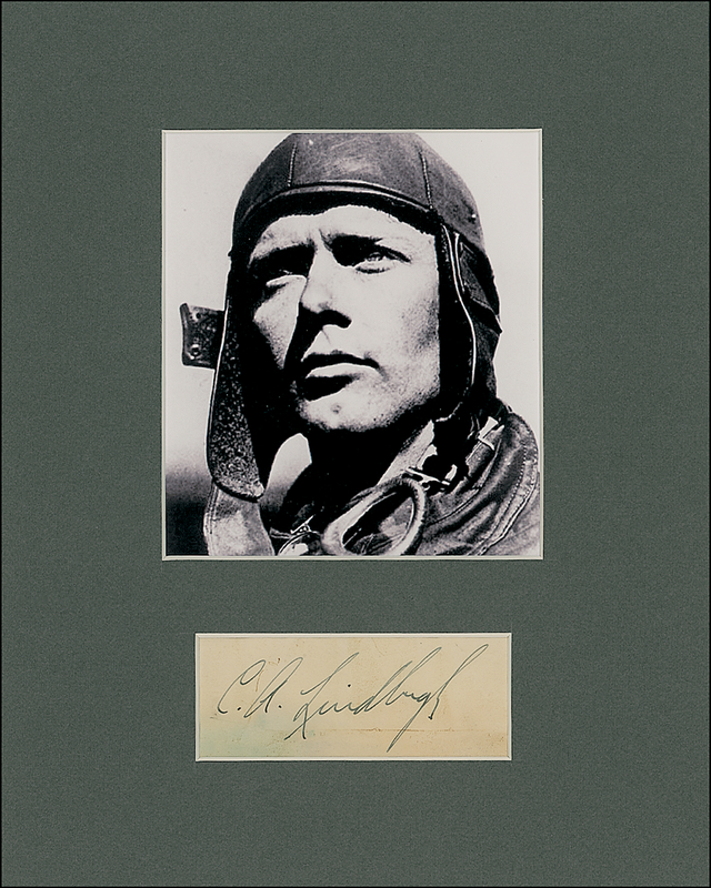 Lot 470 Charles Lindbergh