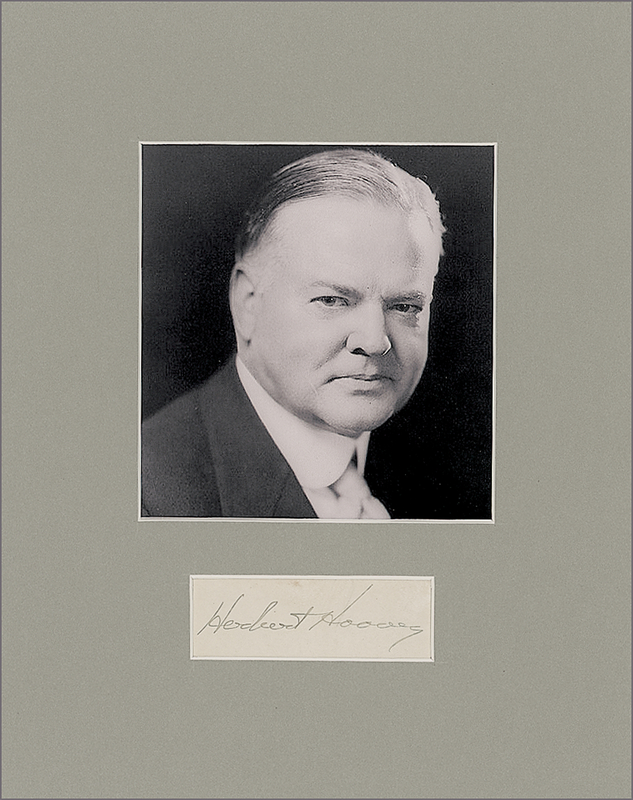 Lot 75 Herbert Hoover