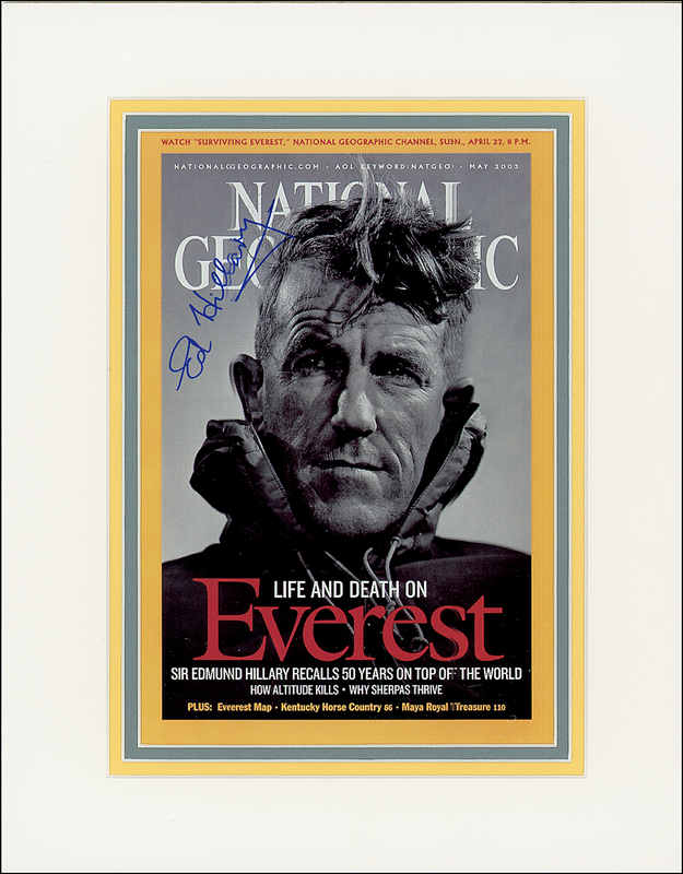 Lot 249 Edmund Hillary