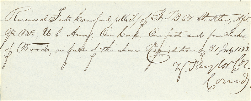 Lot 155 Zachary Taylor