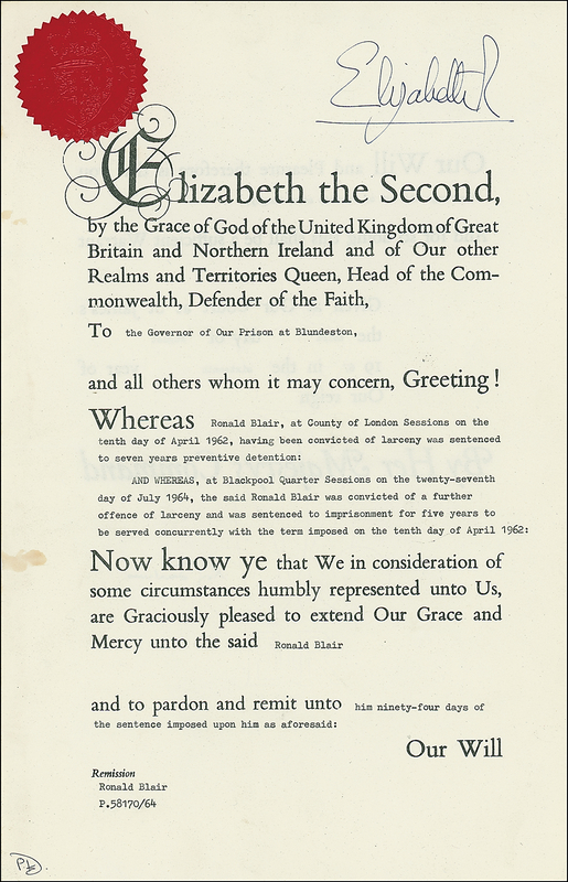 Lot 221 Elizabeth II