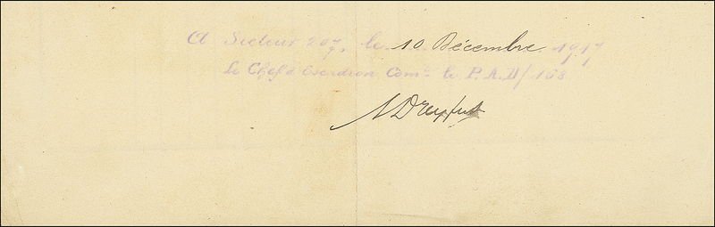 Lot 353 Alfred Dreyfus