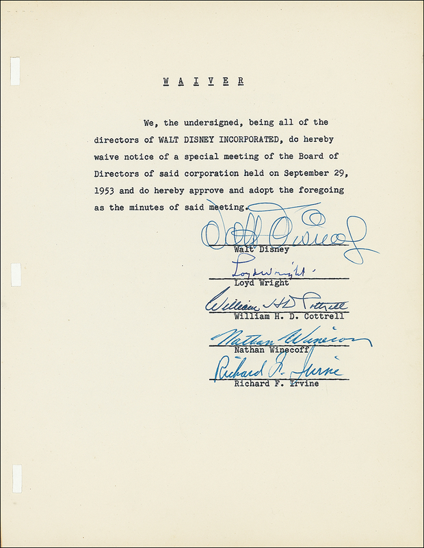 Lot 632 Walt Disney