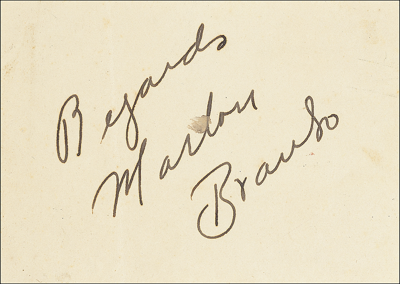 Lot 845 Marlon Brando