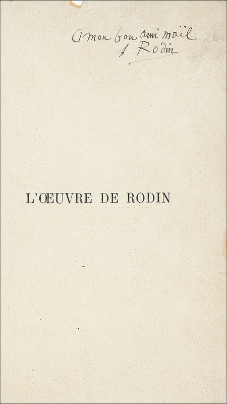 Lot 587 Auguste Rodin