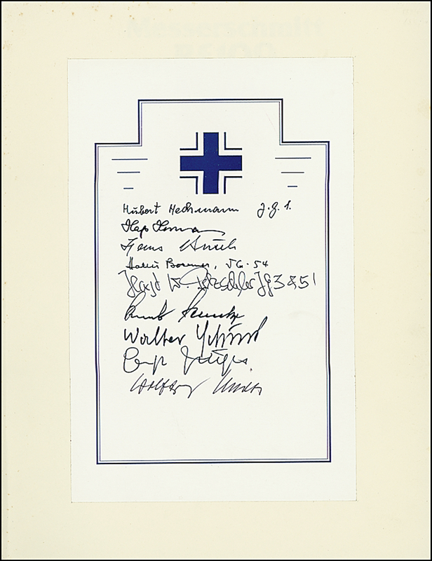 Lot 370 German Air Aces