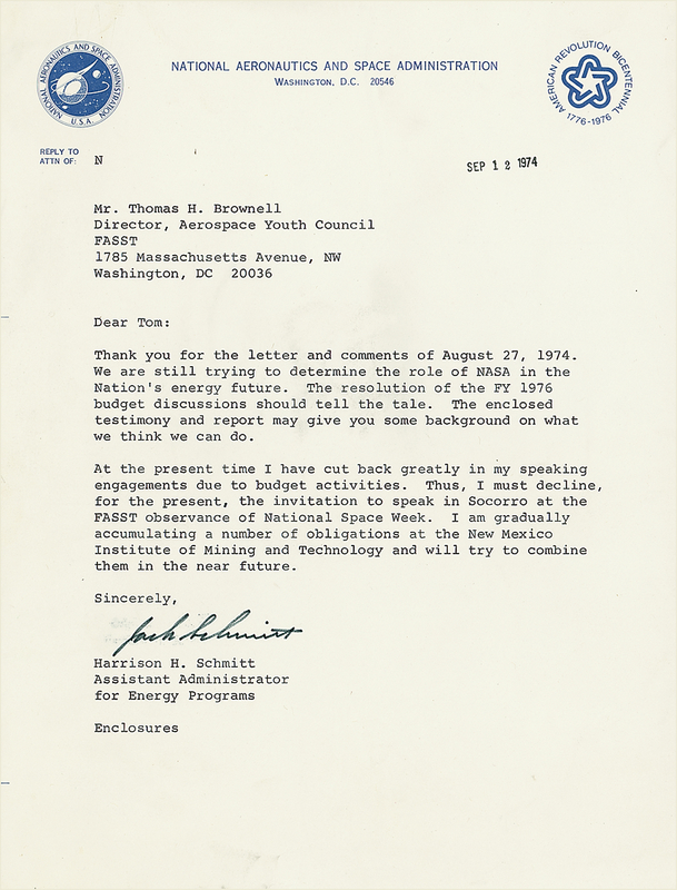 Lot 478 Harrison Schmitt