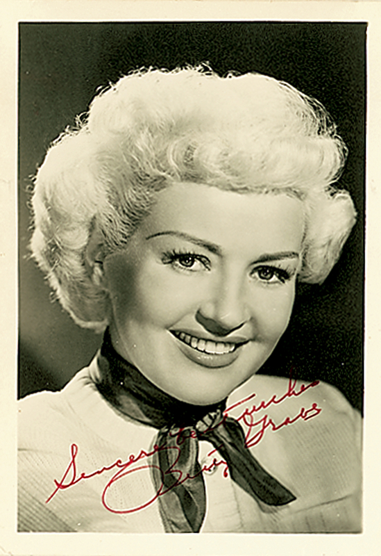 Lot 927 Betty Grable