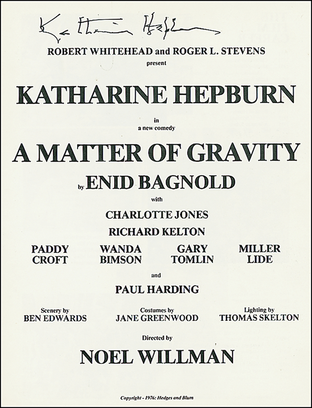 Lot 952 Katharine Hepburn