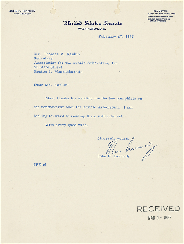 Lot 96 John F. Kennedy