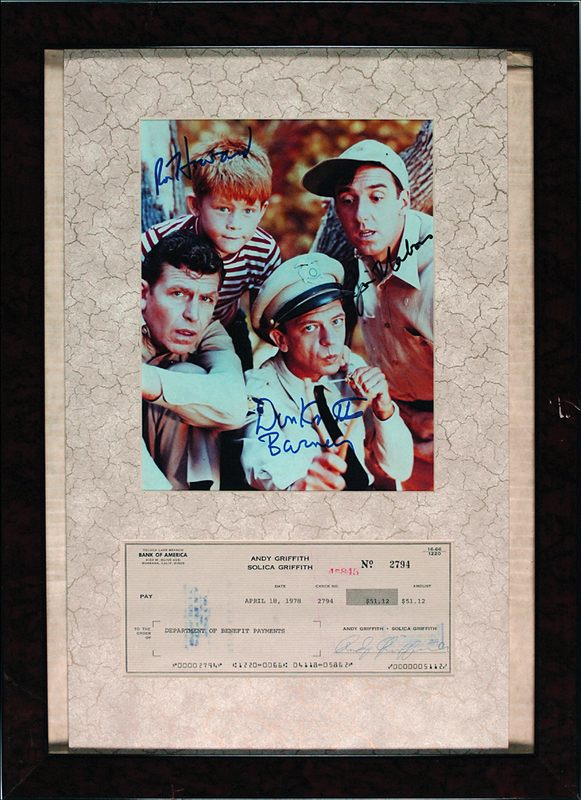 Lot 804 Andy Griffith Show