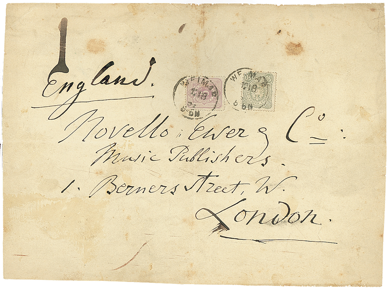 Lot 732 Franz Liszt
