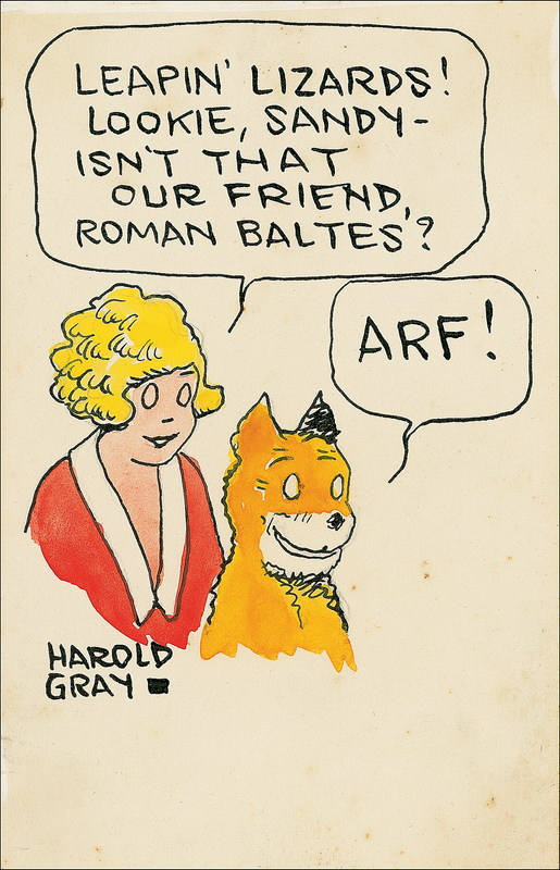 Lot 638 Harold Gray