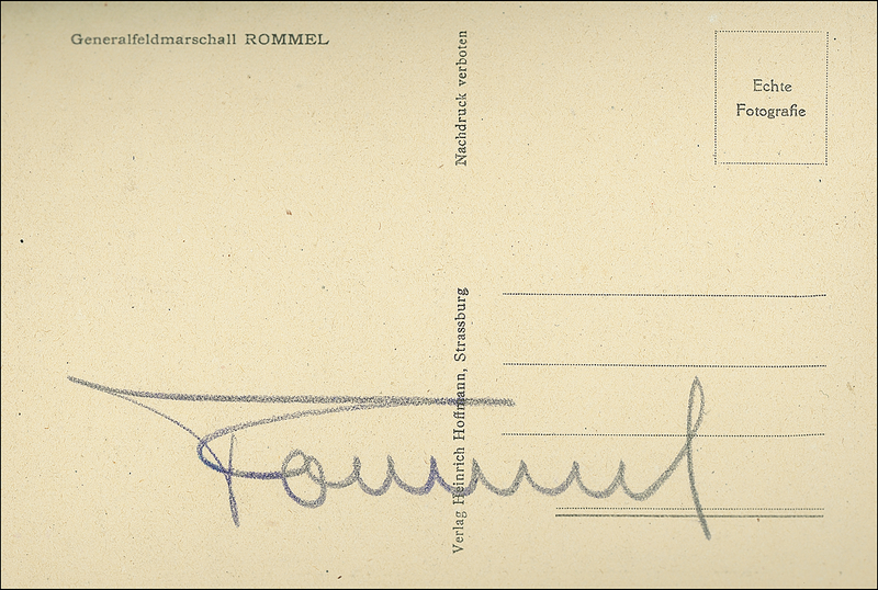 Lot 410 Erwin Rommel