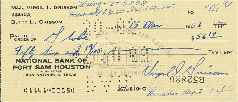 Lot 466 Gus Grissom