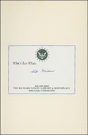 Lot #126 Richard and Pat Nixon - Image 2