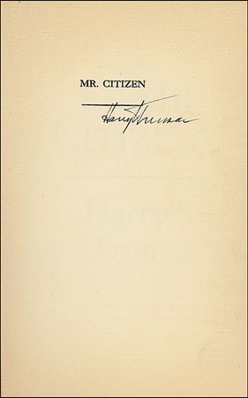 Lot #157 Harry S. Truman - Image 1