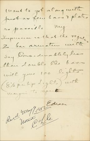 Lot #214 Thomas Edison - Image 1