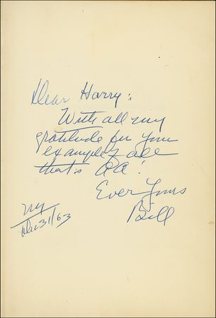 Lot #337 Bill Wilson - Image 1